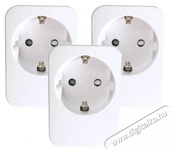 IMMAX NEO LITE Smart szett 3x beltéri aljzat v2 tű nélkül, E típusú, WiFi Háztartás / Otthon / Kültér - Okos otthon - Okos konnektor - 522128