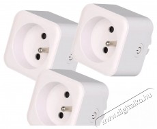 IMMAX NEO LITE Smart Szett 3x beltéri aljzat v2 tűvel, E típus, WiFi Háztartás / Otthon / Kültér - Okos otthon - Okos konnektor - 522129