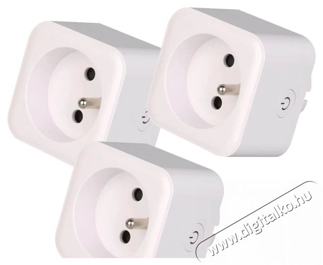 IMMAX NEO LITE Smart Szett 3x beltéri aljzat v2 tűvel, E típus, WiFi Háztartás / Otthon / Kültér - Okos otthon - Okos konnektor - 522129