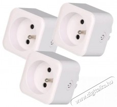 IMMAX NEO Smart beltéri konnektor v3, E típus, Zigbee, 3 db Háztartás / Otthon / Kültér - Okos otthon - Okos konnektor - 522136