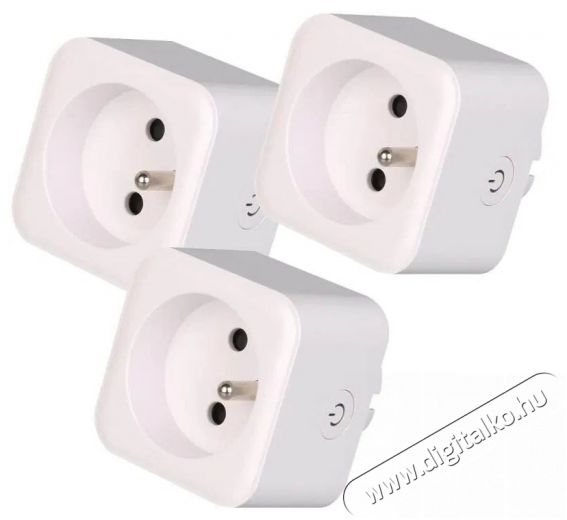 IMMAX NEO Smart beltéri konnektor v3, E típus, Zigbee, 3 db Háztartás / Otthon / Kültér - Okos otthon - Okos konnektor - 522136