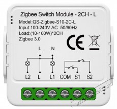 IMMAX NEO Smart vez&eacute;rlő (L) V8, 2 gombos, Zigbee 3.0 H&aacute;ztart&aacute;s / Otthon / K&uuml;lt&eacute;r - Okos otthon - Kieg&eacute;sz&iacute;tő - 522145