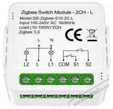 IMMAX NEO Smart vez&eacute;rlő (L) V8, 2 gombos, Zigbee 3.0 H&aacute;ztart&aacute;s / Otthon / K&uuml;lt&eacute;r - Okos otthon - Kieg&eacute;sz&iacute;tő - 522145