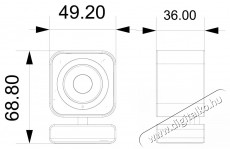 IMMAX NEO LITE Smart Security belt&eacute;ri LITTLE CUBE, WiFi 2,4 GHz, 3 MP, ONVIF IP kamera H&aacute;ztart&aacute;s / Otthon / K&uuml;lt&eacute;r - Biztons&aacute;gtechnika - Biztons&aacute;gi kamera - 532625