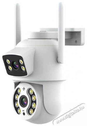 IMMAX NEO LITE Smart Security k&uuml;lt&eacute;ri biztons&aacute;gi kamera DOUBLE , 355&deg; 90&deg; P/T, WiFi, 2x 2MP, ONVIF H&aacute;ztart&aacute;s / Otthon / K&uuml;lt&eacute;r - Biztons&aacute;gtechnika - Biztons&aacute;gi kamera - 532626