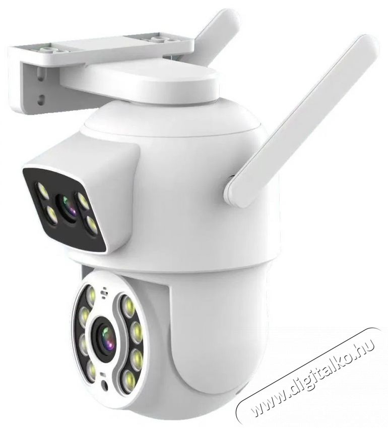 IMMAX NEO LITE Smart Security k&uuml;lt&eacute;ri biztons&aacute;gi kamera DOUBLE , 355&deg; 90&deg; P/T, WiFi, 2x 2MP, ONVIF H&aacute;ztart&aacute;s / Otthon / K&uuml;lt&eacute;r - Biztons&aacute;gtechnika - Biztons&aacute;gi kamera - 532626