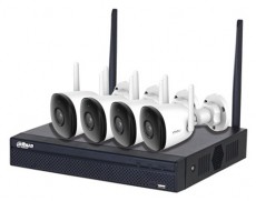 IMOU 4db wifi 2MP csőkamerával/1 db 4 csatornás Wifis hálózati rögzítő/1TB HDD vezeték nélküli megfigyelő szett Háztartás / Otthon / Kültér - Biztonságtechnika - Biztonsági kamera - 414456