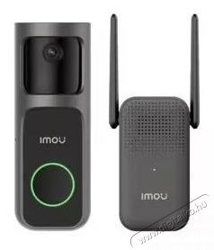 IMOU DB-2SP-3T0W/DS2S vezet&eacute;k n&eacute;lk&uuml;li video csengő, 3 MP, 2,3 mm, 5000 mAh akkumul&aacute;tor, PIR &eacute;rz&eacute;kelő, IR 5 m, mikrofon &eacute;s hangsz&oacute;r&oacute; F&eacute;nyk&eacute;pezőg&eacute;p / kamera - Megfigyelő / IP kamera - 531307