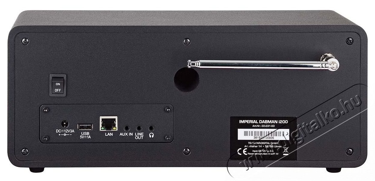 Imperial DABMAN i200 black Audio-Video / Hifi / Multim&eacute;dia - R&aacute;di&oacute; / &oacute;r&aacute;s r&aacute;di&oacute; - Hordozhat&oacute;, zseb-, t&aacute;ska r&aacute;di&oacute; - 524991