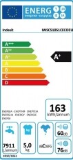 Indesit IWSC 51051 CECO EU elöltöltős mosógép Háztartás / Otthon / Kültér - Mosógép / szárítógép - Elöltöltős keskeny (45cm-ig) mosógép - 314125