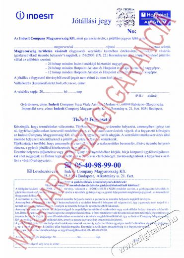Indesit IWUD 41252 C ECO EU Mosógép Háztartás / Otthon / Kültér - Mosógép / szárítógép - Elöltöltős keskeny (45cm-ig) mosógép - 281188