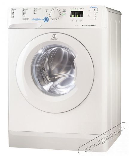 Indesit XWA 61051 W EU Mosógép Háztartás / Otthon / Kültér - Mosógép / szárítógép - Elöltöltős normál (60cm-ig) mosógép - 281922