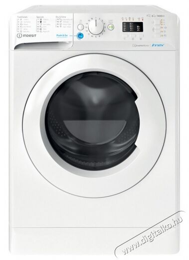 Indesit BDA 761483X W EE N Mosó-szárítógép Háztartás / Otthon / Kültér - Mosógép / szárítógép - Mosó-szárítógép - 370464