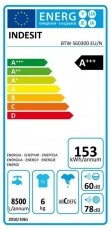 Indesit BTW S60300 EU/N Felültöltős Mosógép Háztartás / Otthon / Kültér - Mosógép / szárítógép - Felültöltős mosógép - 363305