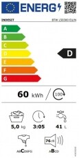 Indesit BTW L50300 EU/N felültöltős mosógép Háztartás / Otthon / Kültér - Mosógép / szárítógép - Felültöltős mosógép - 370485