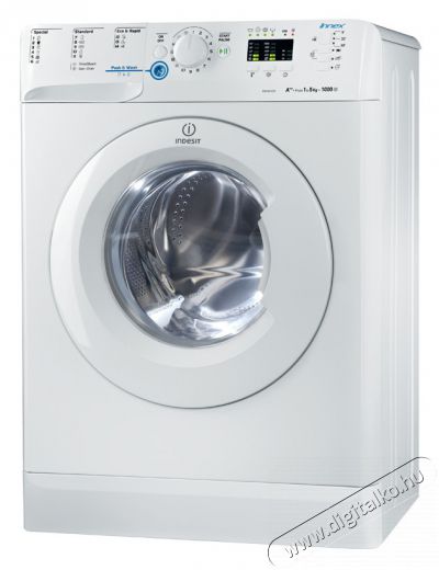 Indesit XWSA 51052 W EU.L mosógép Háztartás / Otthon / Kültér - Mosógép / szárítógép - Elöltöltős keskeny (45cm-ig) mosógép - 281141
