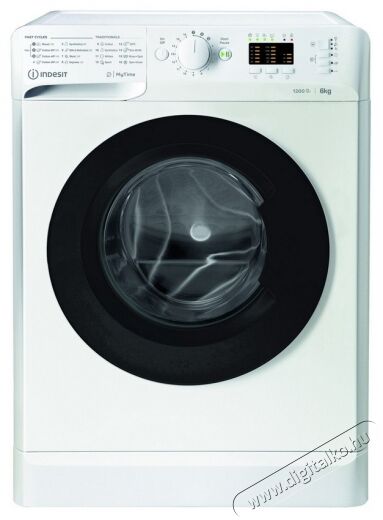 Indesit MTWSE 61252 WK EE keskeny elöltöltős mosógép Háztartás / Otthon / Kültér - Mosógép / szárítógép - Elöltöltős keskeny (45cm-ig) mosógép - 371268