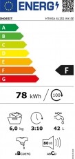 Indesit MTWSE 61252 WK EE keskeny elöltöltős mosógép Háztartás / Otthon / Kültér - Mosógép / szárítógép - Elöltöltős keskeny (45cm-ig) mosógép - 371268