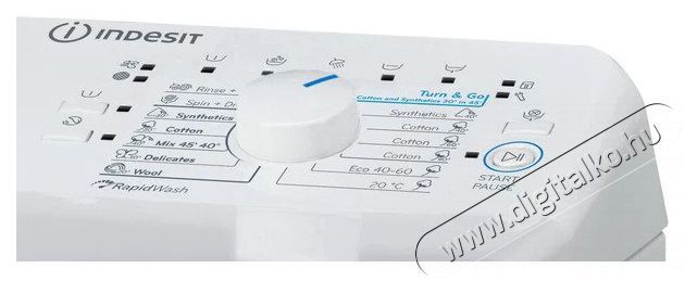 Indesit BTW S72200 EU/N Felültöltős mosógép Háztartás / Otthon / Kültér - Mosógép / szárítógép - Felültöltős mosógép - 381432