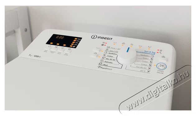 Indesit BTW S72200 EU/N Felültöltős mosógép Háztartás / Otthon / Kültér - Mosógép / szárítógép - Felültöltős mosógép - 381432
