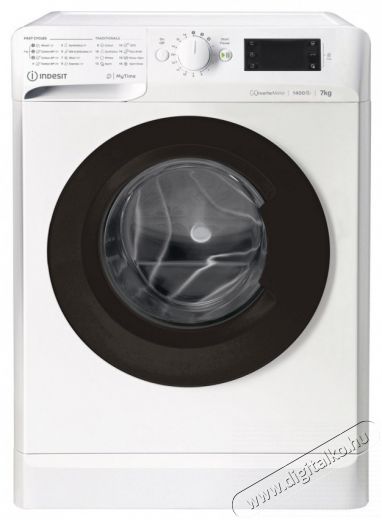 Indesit MTWE 71483 WK EE elöltöltős mosógép Háztartás / Otthon / Kültér - Mosógép / szárítógép - Elöltöltős normál (60cm-ig) mosógép - 413380