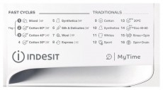 Indesit MTWE 71483 WK EE elöltöltős mosógép Háztartás / Otthon / Kültér - Mosógép / szárítógép - Elöltöltős normál (60cm-ig) mosógép - 413380