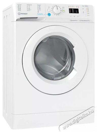 Indesit BWSA 61294 W EU N elöltöltős mosógép Háztartás / Otthon / Kültér - Mosógép / szárítógép - Elöltöltős keskeny (45cm-ig) mosógép - 475810