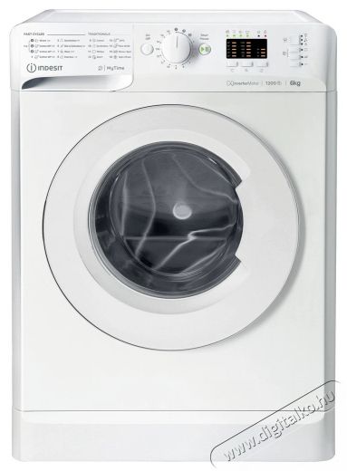 Indesit MTWSA 61294 W EE MOSÓGÉP ELÖLTÖLTŐS KESKENY Háztartás / Otthon / Kültér - Mosógép / szárítógép - Elöltöltős keskeny (45cm-ig) mosógép - 479632