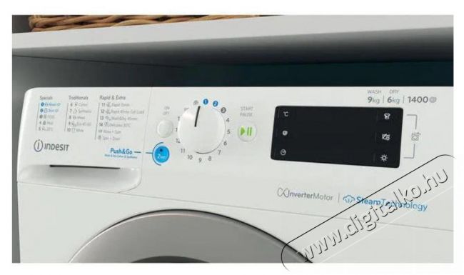Indesit BDE 96436 EWSV EE mosó-szárítógép Háztartás / Otthon / Kültér - Mosógép / szárítógép - Mosó-szárítógép - 502609