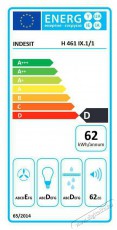 Indesit H 461 IX.1/1 beépíthető páraleszívó Konyhai termékek - Páraelszívó - Beépíthető / kihúzható - 501659