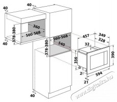 Indesit MWI 120 GX Konyhai termékek - Mikrohullámú sütő - Mikrohullámú sütő (beépíthető) - 509151