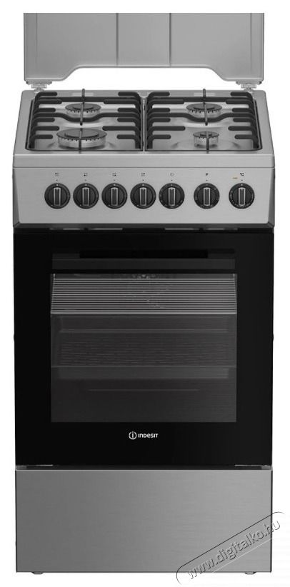 Indesit I5G5PMX HU kombin&aacute;lt tűzhely Konyhai term&eacute;kek - S&uuml;tő-főzőlap, tűzhely (szabadon&aacute;ll&oacute;) - Kombin&aacute;lt tűzhely (szabadon&aacute;ll&oacute;) - 535880