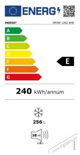 Indesit MFINF 1292 W4E fagyaszt&oacute;szekr&eacute;ny Konyhai term&eacute;kek - Hűtő, fagyaszt&oacute; (szabadon&aacute;ll&oacute;) - Fagyaszt&oacute;szekr&eacute;ny - 538240