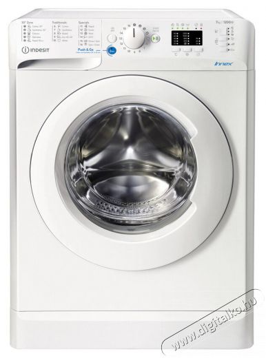 Indesit BWSA 71251 W EE N elöltöltős keskeny mosógép Háztartás / Otthon / Kültér - Mosógép / szárítógép - Elöltöltős keskeny (45cm-ig) mosógép - 371562