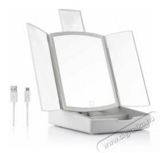 InnovaGoods Panomir összecsukható LED tükör 3 az 1-ben szervezővel Újdonságok - Új termékek - 512003