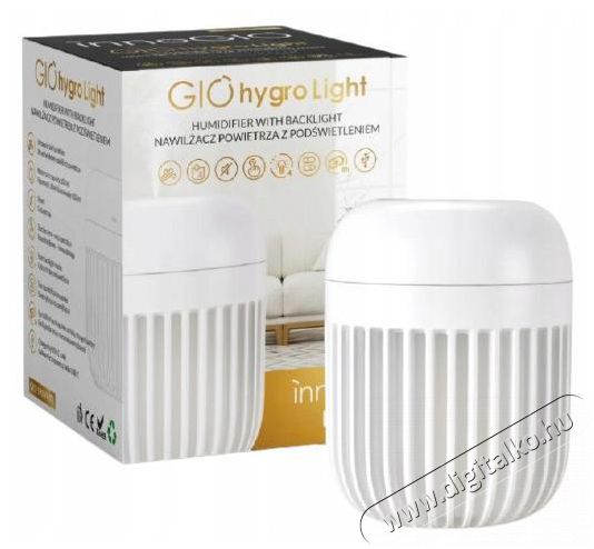 innoGIO GIOhygro Párásító háttérvilágítással - White Szépségápolás / Egészség - Légtisztító / párásító / párátlanító - Párásító - 524995