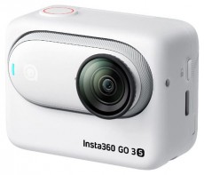 Insta360 GO 3S 128GB fehér sportkamera Fényképezőgép / kamera - Sport kamera - 4K felbontású - 514320