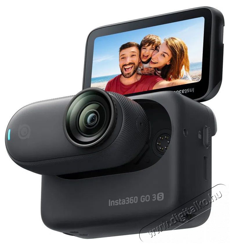 Insta360 GO 3S Standard Edition Midnight Black 64GB F&eacute;nyk&eacute;pezőg&eacute;p / kamera - Sport kamera - 4K felbont&aacute;s&uacute; - 519961