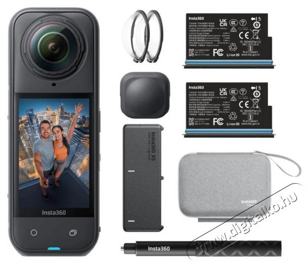 Insta360 X5 Essentials Bundle Fényképezőgép / kamera - Sport kamera - 4K felbontású - 519895