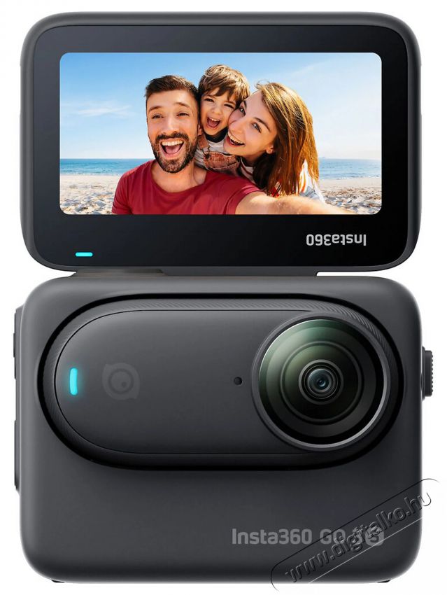 Insta360 GO 3S 64GB fekete sportkamera F&eacute;nyk&eacute;pezőg&eacute;p / kamera - Sport kamera - 4K felbont&aacute;s&uacute; - 514324