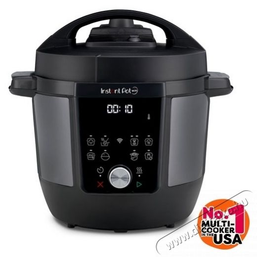 Instant Pot Plus WiFi Konyhai term&eacute;kek - Konyhai kisg&eacute;p (s&uuml;t&eacute;s / főz&eacute;s / hűt&eacute;s / &eacute;telk&eacute;sz&iacute;t&eacute;s) - L&eacute;gkever&eacute;ses főzőg&eacute;p / elektromos kukta / multifunkci&oacute;s s&uuml;tő - 535339