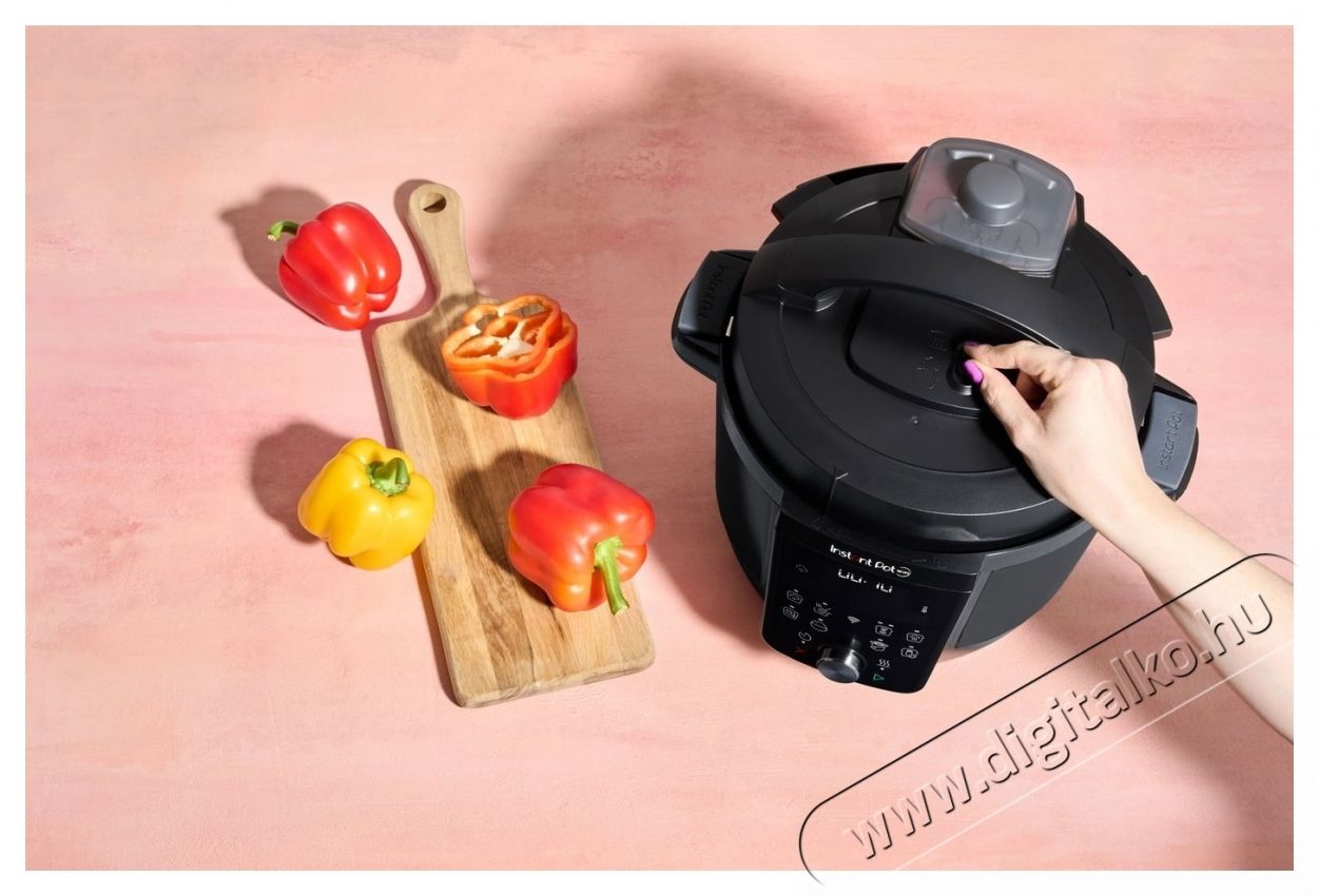 Instant Pot Plus WiFi Konyhai term&eacute;kek - Konyhai kisg&eacute;p (s&uuml;t&eacute;s / főz&eacute;s / hűt&eacute;s / &eacute;telk&eacute;sz&iacute;t&eacute;s) - L&eacute;gkever&eacute;ses főzőg&eacute;p / elektromos kukta / multifunkci&oacute;s s&uuml;tő - 535339