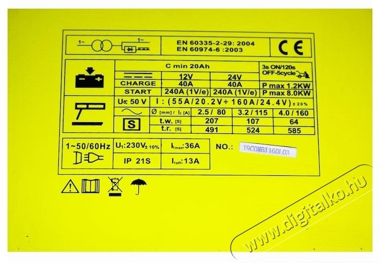 Intensiv COMBI 160 Hegesztőg&eacute;p &eacute;s aut&oacute;s gyorsind&iacute;t&oacute; H&aacute;ztart&aacute;s / Otthon / K&uuml;lt&eacute;r - Szersz&aacute;m - Hegesztő - 535344