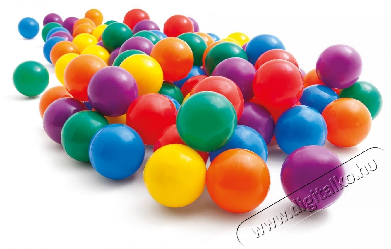 Intex Fun Ballz labd&aacute;k, 100 darab, 8 cm H&aacute;ztart&aacute;s / Otthon / K&uuml;lt&eacute;r - J&aacute;t&eacute;k / Sport - Szabadt&eacute;ri j&aacute;t&eacute;k - 535349