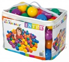 Intex Fun Ballz labd&aacute;k, 100 darab, 8 cm H&aacute;ztart&aacute;s / Otthon / K&uuml;lt&eacute;r - J&aacute;t&eacute;k / Sport - Szabadt&eacute;ri j&aacute;t&eacute;k - 535349