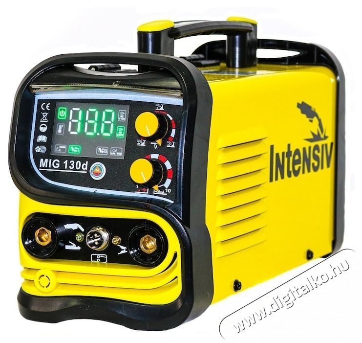 Intensiv MIG 130d Hegesztőg&eacute;p, MIG/TIG/MMA, 130 A maxim&aacute;lis hegesztő&aacute;ram, 230 V, 0,8-0,9 mm maxim&aacute;lis huzal&aacute;tm&eacute;rő H&aacute;ztart&aacute;s / Otthon / K&uuml;lt&eacute;r - Szersz&aacute;m - Hegesztő - 536912