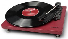 ION Compact LP Burgund lemezjátszó Audio-Video / Hifi / Multimédia - Bakelit lemezjátszó - Bakelit lemezjátszó - 300213