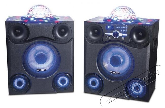 ION Mega Party Express hangsugárzó Audio-Video / Hifi / Multimédia - Hangfal - Hangfalszett - Hálózatról működő vezeték nélküli hangsugárzó - 292700