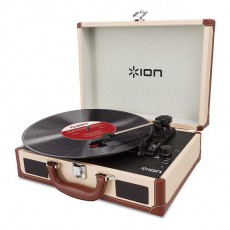 ION Vinyl Motion Deluxe Cream lemezjátszó Audio-Video / Hifi / Multimédia - Bakelit lemezjátszó - Bakelit lemezjátszó - 292689
