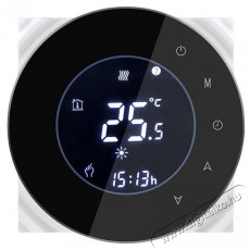 iQtech SmartLife GALW-B, WiFi potenciális kapcsolású termosztát kazánhoz, fekete Háztartás / Otthon / Kültér - Okos otthon - Kiegészítő - 508175